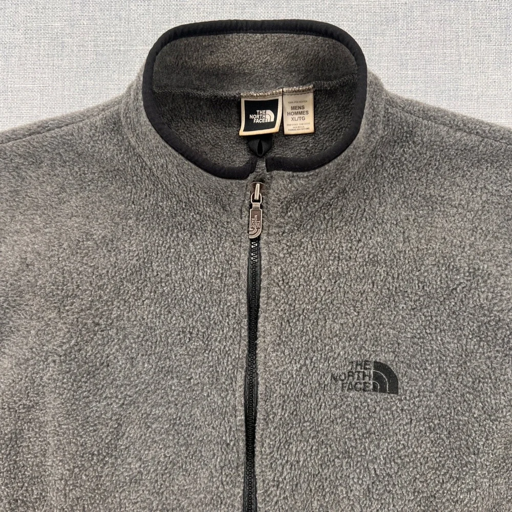 VTG 90s The North Face Fleece Vest Men XL Gray USA Made Gorpcore Minimalist